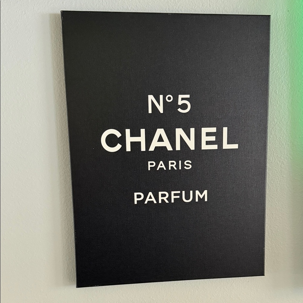 CHANEL Black and White Canvas Art 3 Pieces - Picture 2 of 3